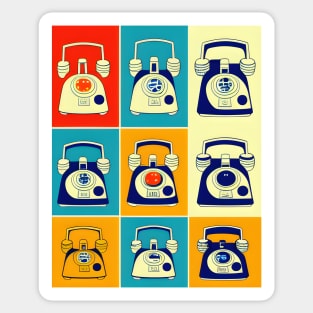 Retro Telephone Sticker